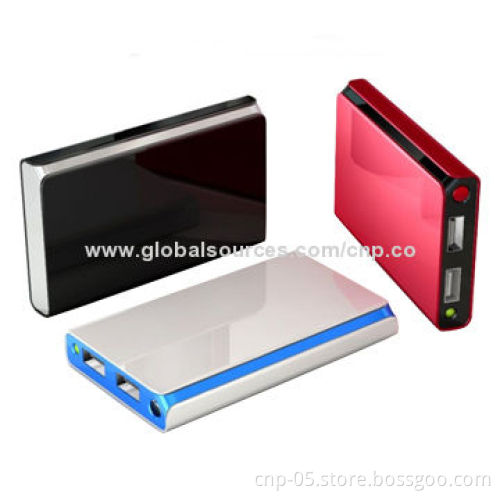Li-polymer Battery Cell Power Bank, 6,000mAh, 2 Surface Treatment Available(UV or Anodized)